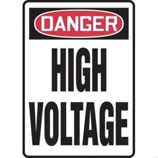 Accuform OSHA DANGER SAFETY SIGN HIGH MELC137XP MELC137XP - main
